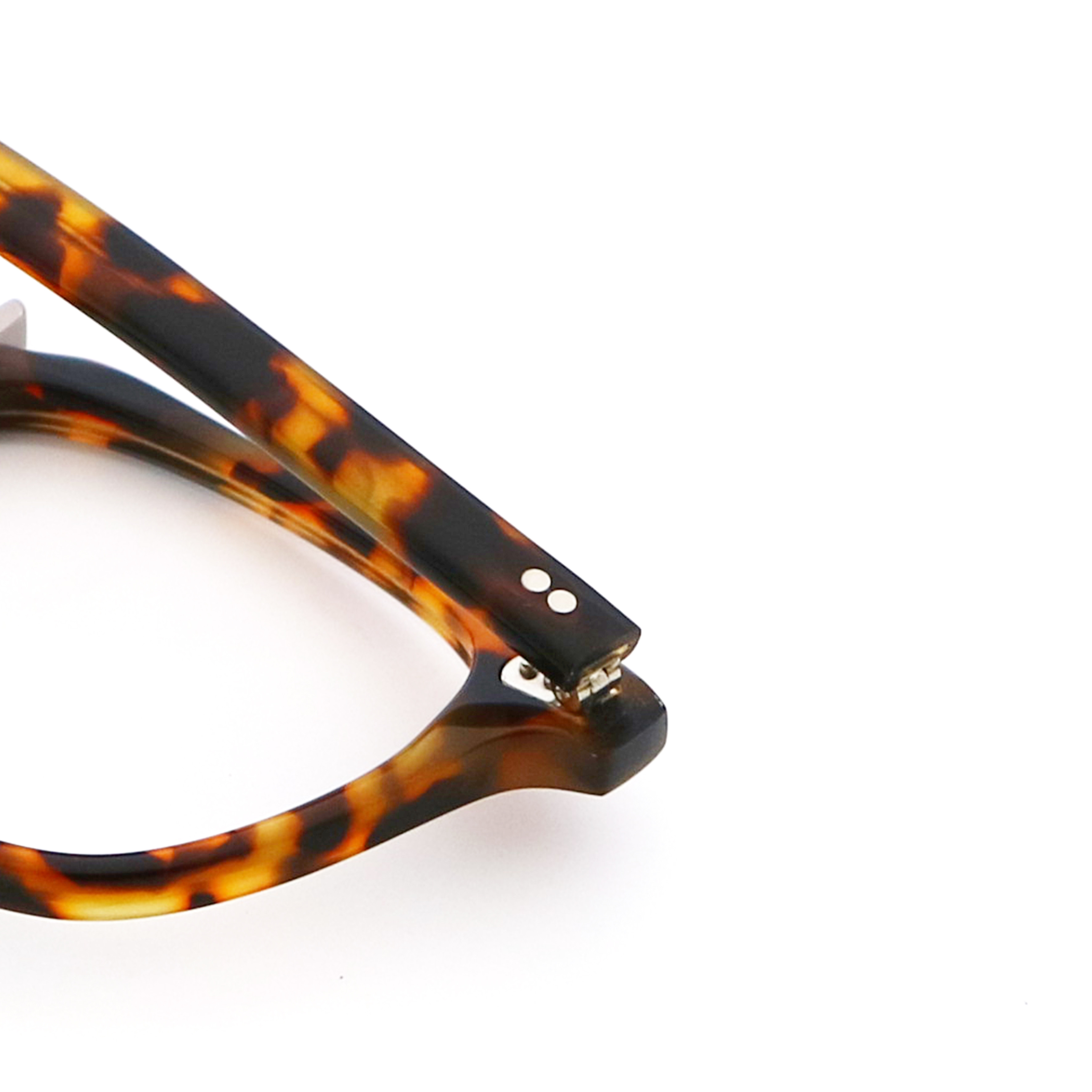 Full-rim Frame Enduro Wood Grain Acetate Optical Glasses Frame For Men And Women