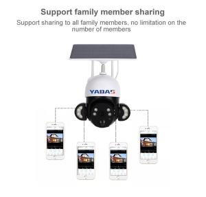 Quality 128GB Solar Powered WiFi Security Camera 15600mAh Battery 0%-90% Operating Humidity wholesale