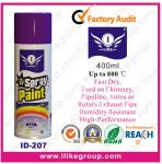 Silicone Resin Silver Aerosol Spray Paints , High Temperature And Waterproof