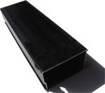 Black Anodize Aluminum Extrusion Tube Stamping Parts Aluminium Alloy Black