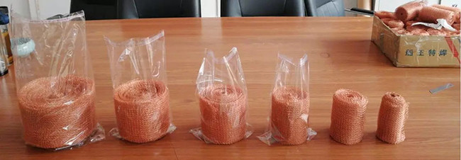 Knitted Copper Wire Mesh Eco Friendly For Snake / Bat / Insect Control