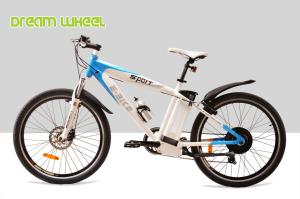 Quality Full Suspension Electric Mountain Bicycles 250W 36V 65km 6 Speed wholesale