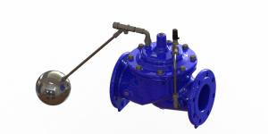 Quality Modulating Blue Floating Ball Valve , Full Bore Water Level Float Valve wholesale