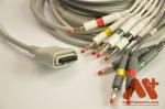 Edan SE 15-15 EKG Cable,IEC,Banana 4.0