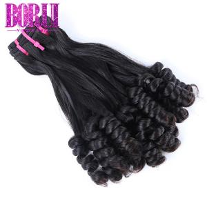 Quality Brazilian Virgin Human Hair , Weft Super Double Drawn Hair Extensions Funmi Rose Curl Bundle wholesale