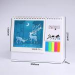 Spiral Bound Printable Desk Planner Hard Cover Film Lamination