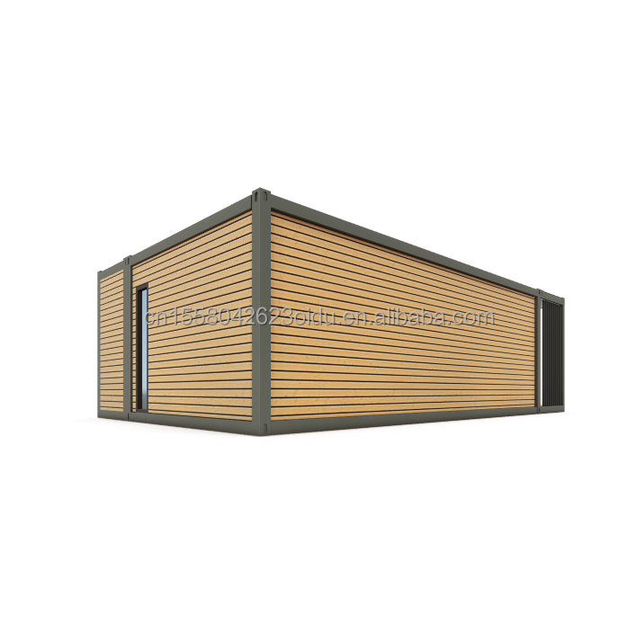 Modern Design Wooden Plastic Container Residence with Materials and Prefabricated Structure