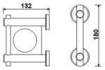 SUS304 Hand Wall Mount Soap Dish Holder Minimalist Modern