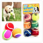 Eco-friendly rubber toy tennis ball for pet games