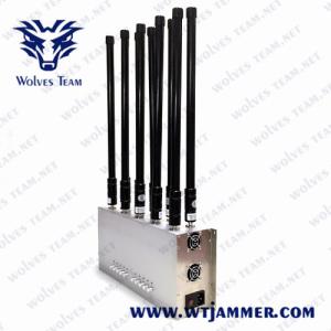 Quality 3200-3600MHz Cellular Signal Jammer GPS Lojack 3G 4G 5G VHF UHF 5G wholesale