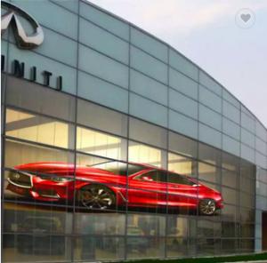 Quality P2.8 P3.91 Ice Curtain Glass Video Wall Panel Clear Window Shop Advertising wholesale