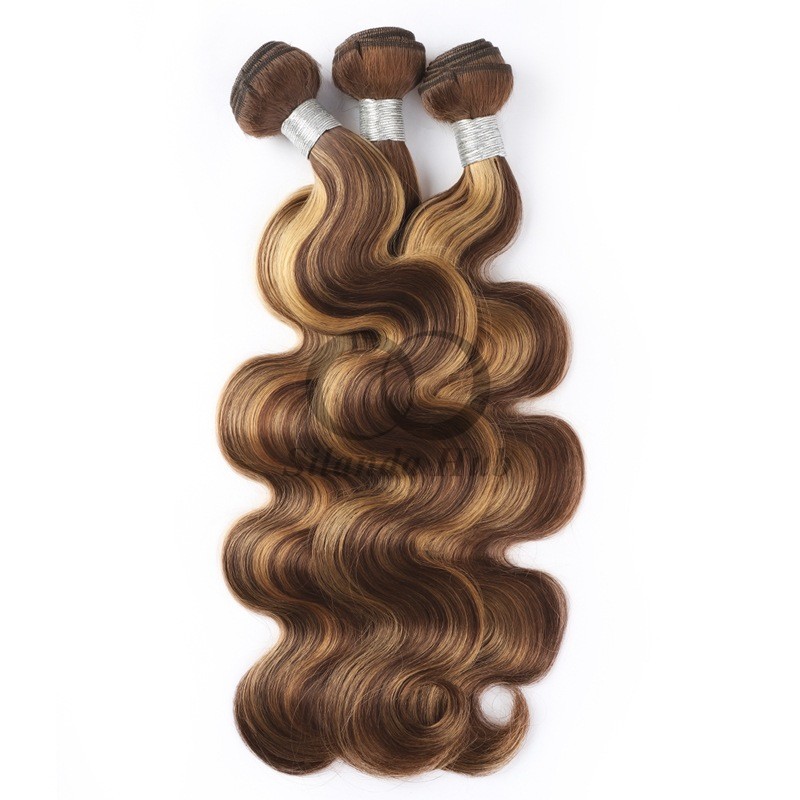 #P4/27 Body Wave Remy Human Hair Bundles Sew In Weave Bundles Brazilian Bundle Deals