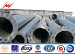 220KV Electrical Steel Pole Galvanized Tapered Tubular Power Transmission Line