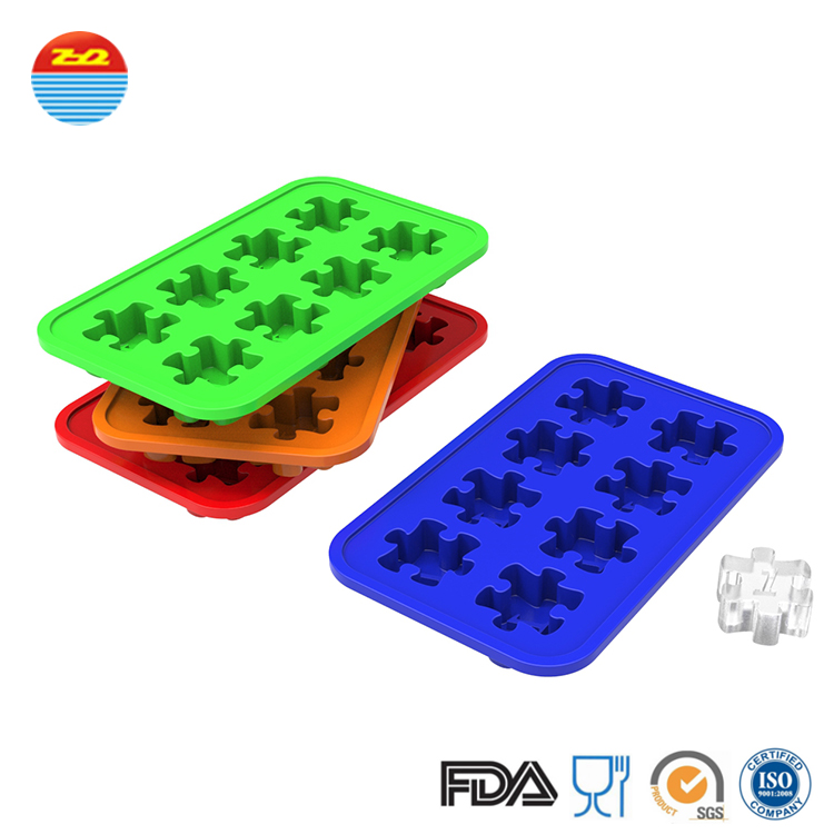 Cute Easy Release Silicone Ice Trays Cute Shape And BPA Free Not Easy Broken