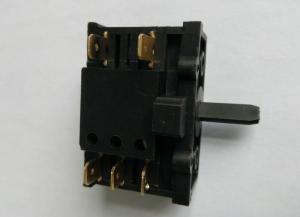 Quality CE TUVE Oven Rotary Switch 5 Position Black Plastic Spindle 10A Knob Operation wholesale