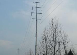 Quality Medium Voltage Electric Power Tower ASTM A36 Steel Material 10M - 100M Height wholesale