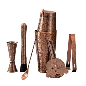Quality 7 Piece Cocktail Shaker Bartender Kit Full Stainless Steel 304 wholesale