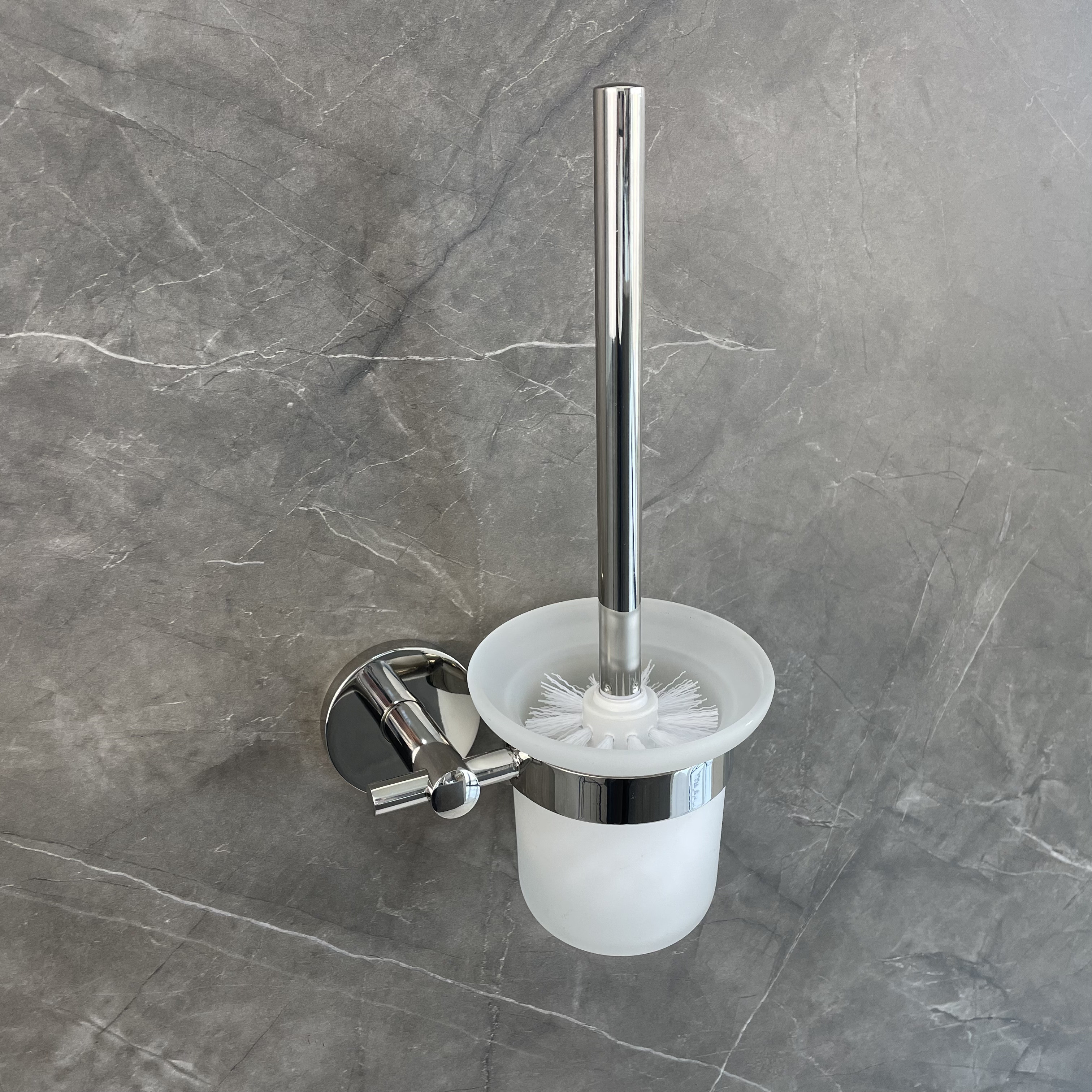 Hanging Concealed Toilet Brush Holders Stainless Steel Sus304 Wall Mounted