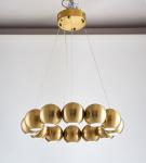 Round sphere led chandelier for living room bedroom table dining room hanging