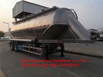 Plastic Granular Transport Semi Trailer 33m3 Middle Density Bulk