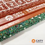 Prefabricated Rubber Track Prefabricated Outdoor Athletics Track Surface