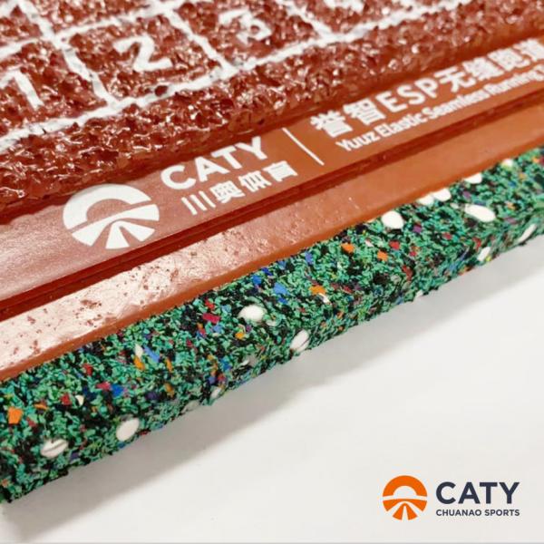 Prefabricated Rubber Track Prefabricated Outdoor Athletics Track Surface