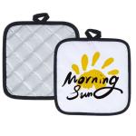 Kitchen Accessories Sublimation Heat Insulation Pot Pad With Black Edge For