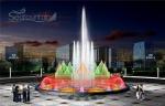Urban Construction Floating Musical Fountain outdoor