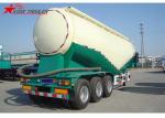 FUWA Axle Brand 15 Tons Bulk Cement Semi Trailer Total Capacity 60CBM