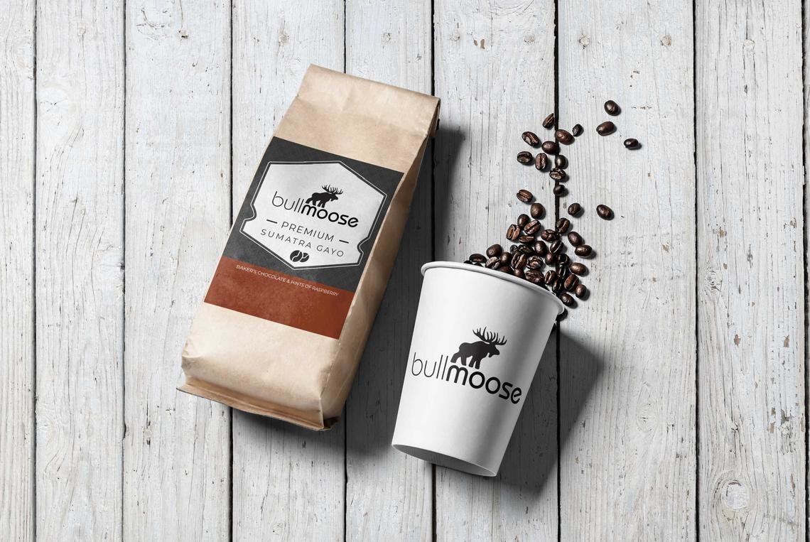 0.5kg Custom Printed Resealable Bags , 140mic Matt Bopp Coffee Bean Pouches