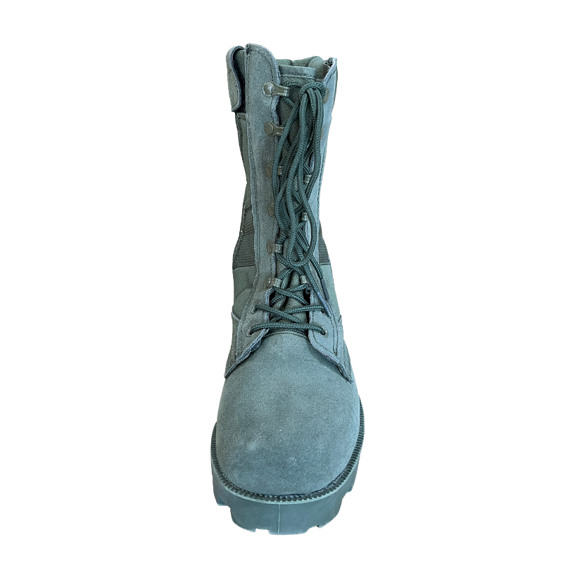 Up-Lace Style Rough Suede Leather Safety Boots with Hard Toecap and Smashing Rubber Sole