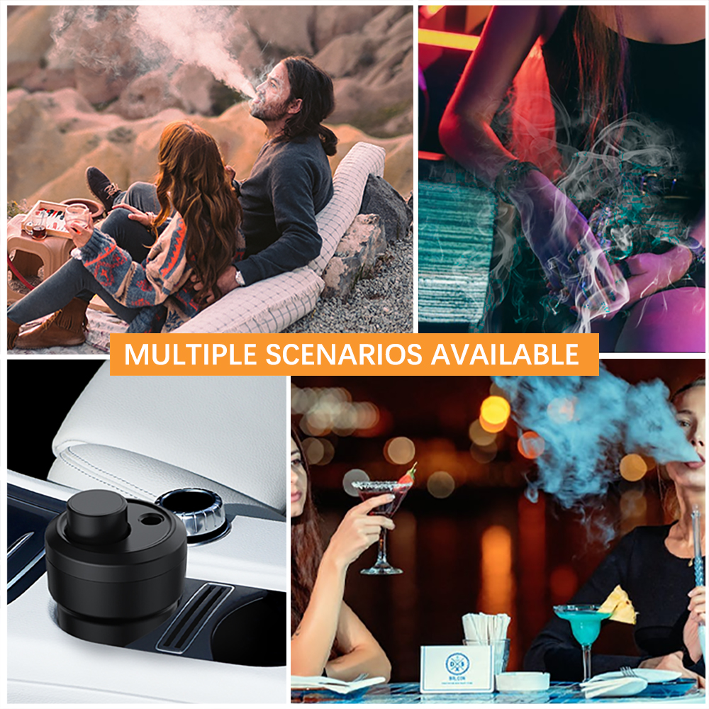 Handheld Portable Car Travel Sheesha Hookah Cup Customizable Logo Mini Shisha Hookah Set