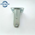 Plate Industrial Caster Wheels 8 Inch Rubber Caster Wheels ODM