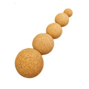 Quality 3 Set Glass Jars Cork Ball Lid Airtightness Dia 30mm To 100mm wholesale
