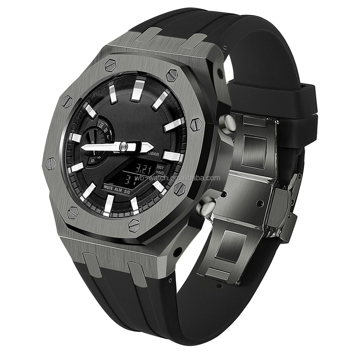 Casio Ga2100 G Shock Case Generation 5Th Mod Kit 316L Stainless Steel Silicone Watch Band