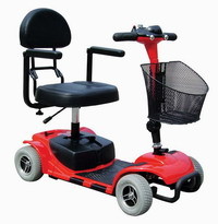 classic folding cheapest price for mini light 4 wheel mobility scooter with CE FDA from Chnese supper manufactory