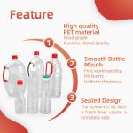Transparent Plastic Condiment Bottles 500ml 900ml 1800ml 5000ml Olive Oil