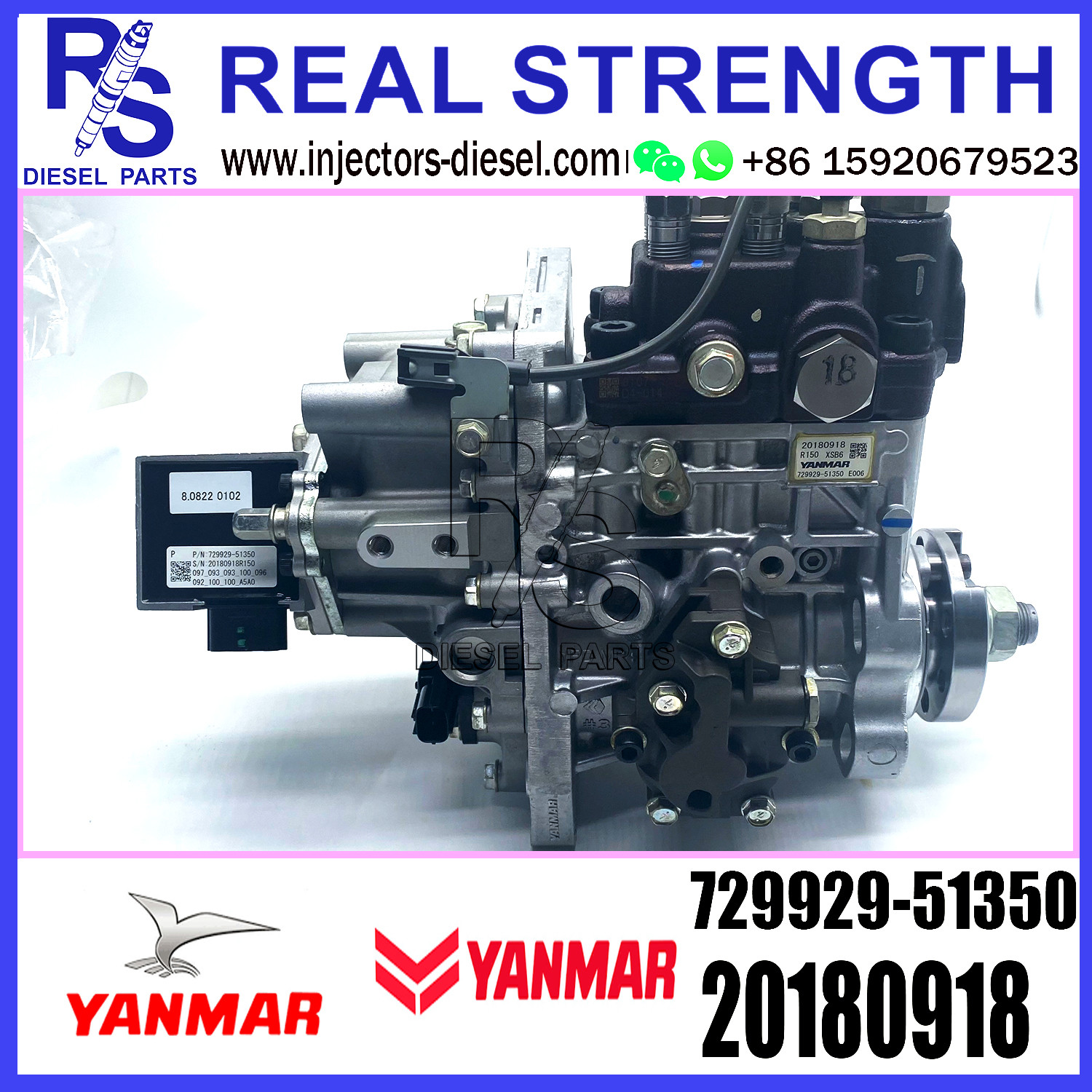 Yanmar PUMP 729929-51350 20180918 Diesel Fuel Injector Pump assembly 729929-51350 20180918 For DIESEL Engine