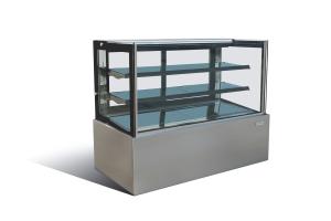 Quality 48&quot; Flat glass refrigerated display case wholesale