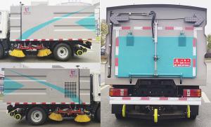 Quality Touchdown Pressure Road Sweeper Truck Hydraulic Control And Automatic Replenishment wholesale