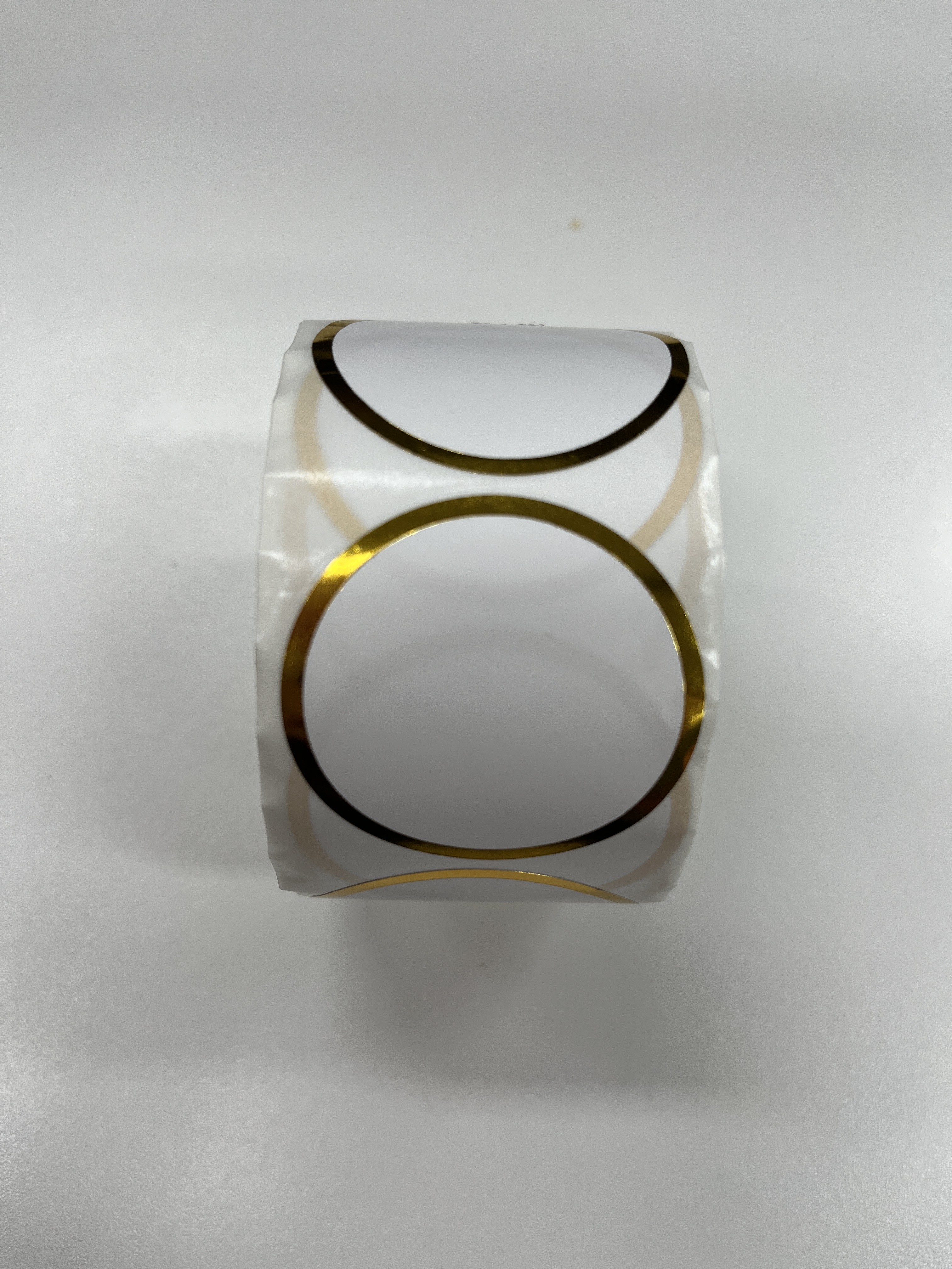 Round Digital Full Color Printing Labels with Water Resistant Finish