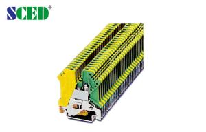 Quality AWG 28 - 12 Din Rail Mounted Terminal Blocks With Vertical Wire Inlet wholesale