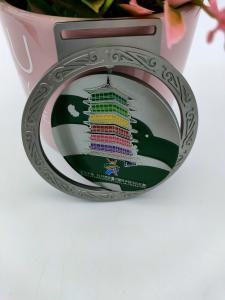 Quality OEM Zinc Alloy Medal , Ribbon Custom Half Marathon Medals 75mm Size wholesale