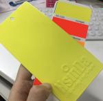 RAL1026 Epoxy Polyester Powder Coating Fluorescent Neon Yellow