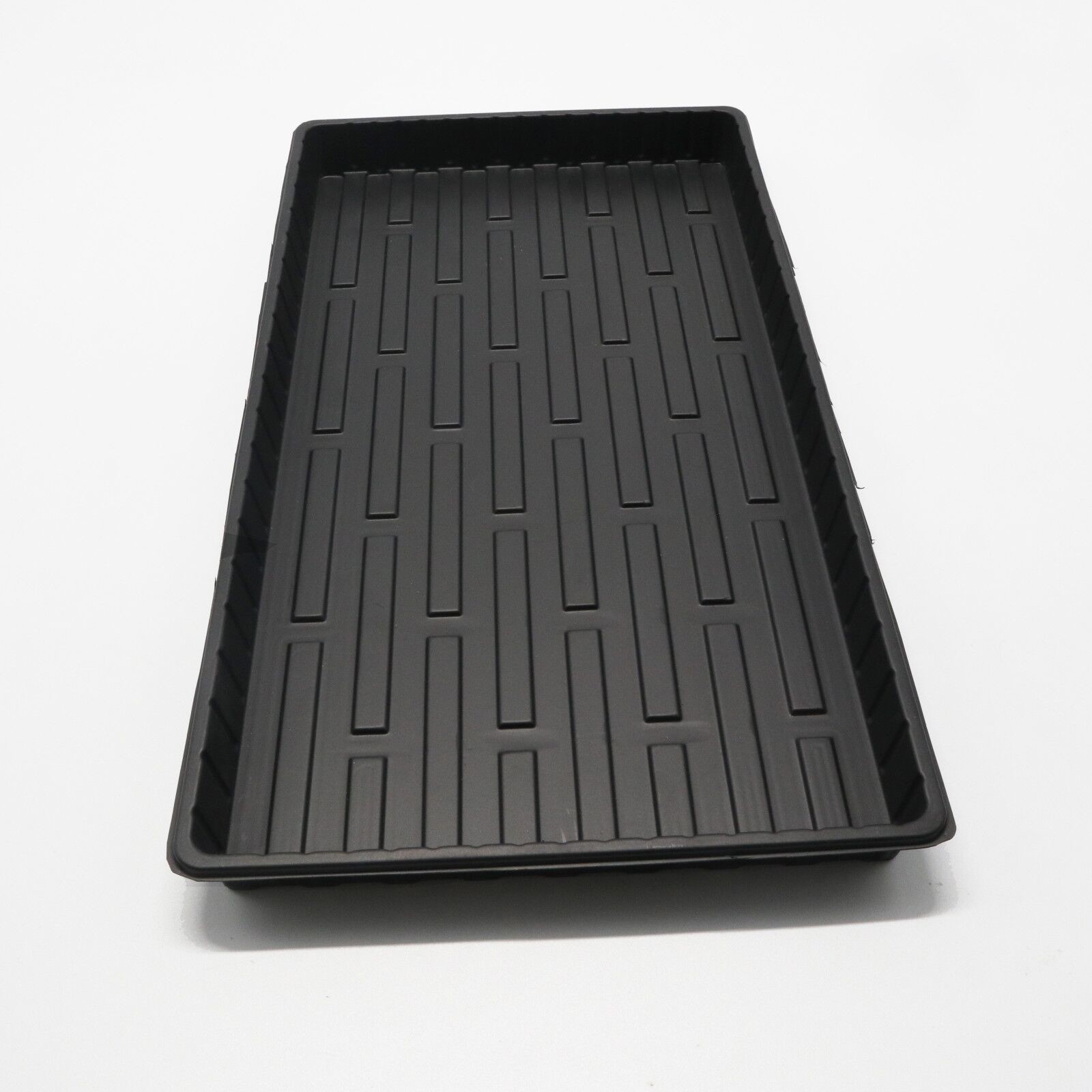 No Holes Rectangular Flat Nursery Plastic Tray PS Greenhouse Heat Resistance
