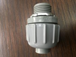 Quality PVC Plastic Non Metallic Liquid Tight Connector Straight ISO Certification wholesale