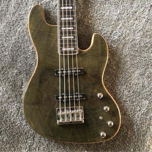 Factory custom shop 5 string bass guitar TBK Basswood body Rosewood finger