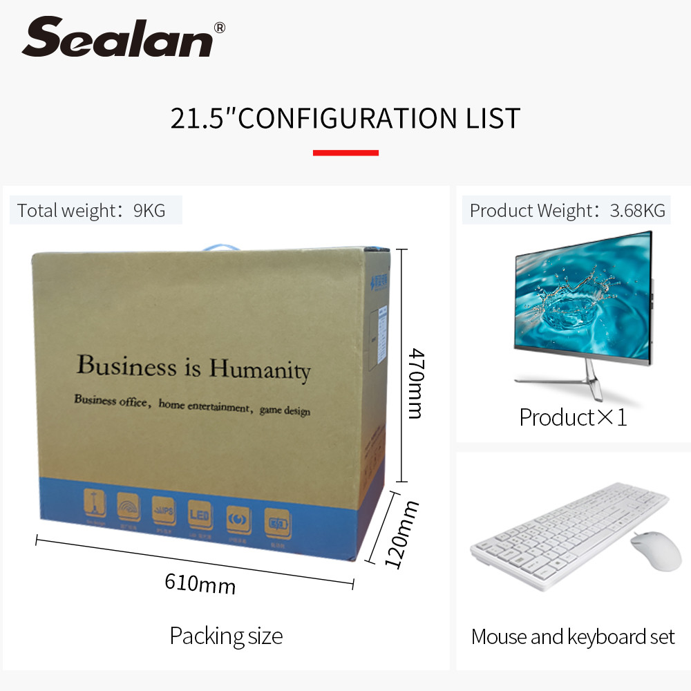 21.5 Inch I5 460 Wireless Desktop Computer Mainboard HM55