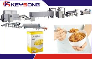 Quality Stainless Steel Cereal Puffing Machine , Breakfast Cereal Grain Processing Equipment wholesale