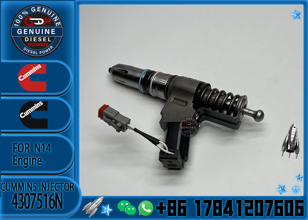 Auto Parts Common Rail Diesel Fuel Injector 4307795 4307516N3073995F For Cummins QSN14 N14